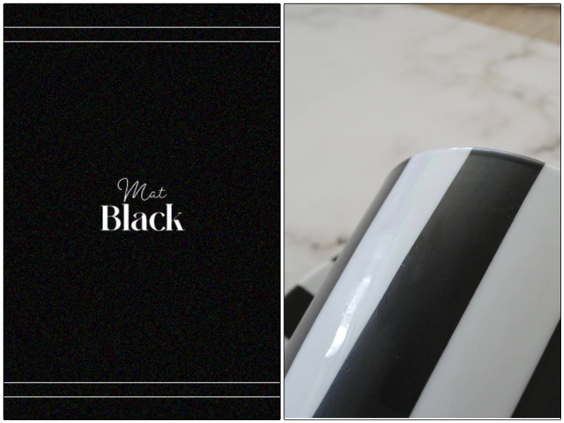 【白磁用】 Black 黒 （つやなしマット単色）　A３サイズ
